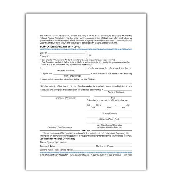 Sample Notary Statement Ohio Sample Site a